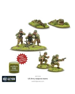 Warlord Bolt Action US Army Weapons Teams