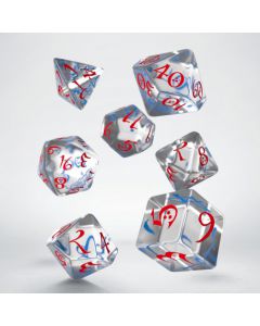 Q-workshop Classic RPG Translucent & blue-red Dice Set