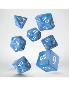 Q-workshop Classic Runic Glacier & white Dice Set