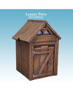 Kuxury Privy Outhouse Spellcrow 28 - 32 mm Miniature terrain