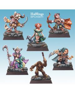Spellcrow Halflings Umbra Turris Miniatures 