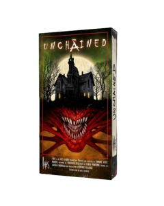 Aces Games VHS: UNCHAINED horror oneshot roleplaying boardgame role-paying RPG