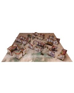 Micro art studio Normandy ruins bundle for Bolt Action and Achtung Panzer