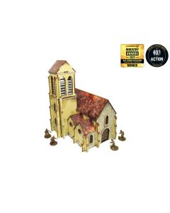 Micro Art Studio WW2 Normandy Townhouse 2 PREPAINTED [28mm/1:56]