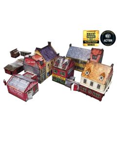 Micro Art Studio WW2 Normandy Ruined Large House – 1 PREPAINTED [28mm/1:56] Bolt Action