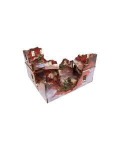 Micro Art Studio WW2 Normandy Ruined Large House – 1 PREPAINTED [28mm/1:56] Bolt Action