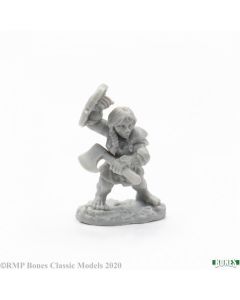 BONES REAPER figurine miniature rpg nain 77574 1 x DWARF ROYAL WEAPONMASTER 